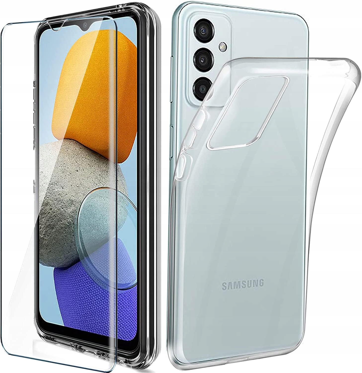 

Etui Przezroczyste +szkło do Samsung Galaxy M23 5G