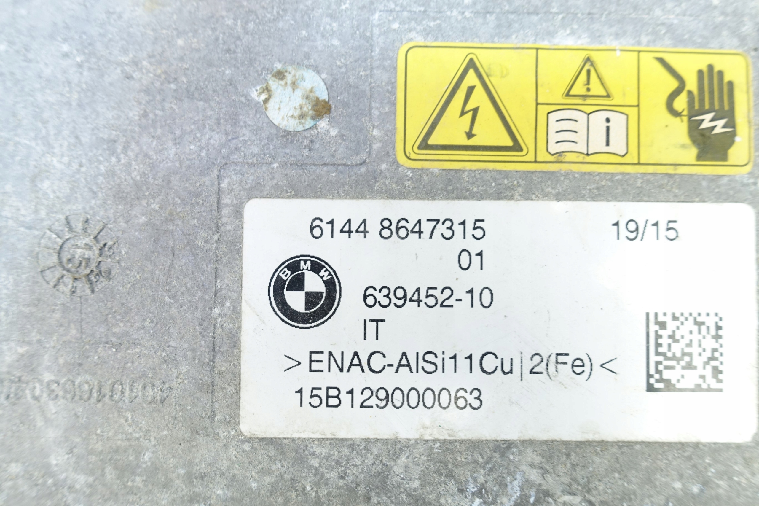 control unit module LADOWANIA BMW I3 I01 8647315