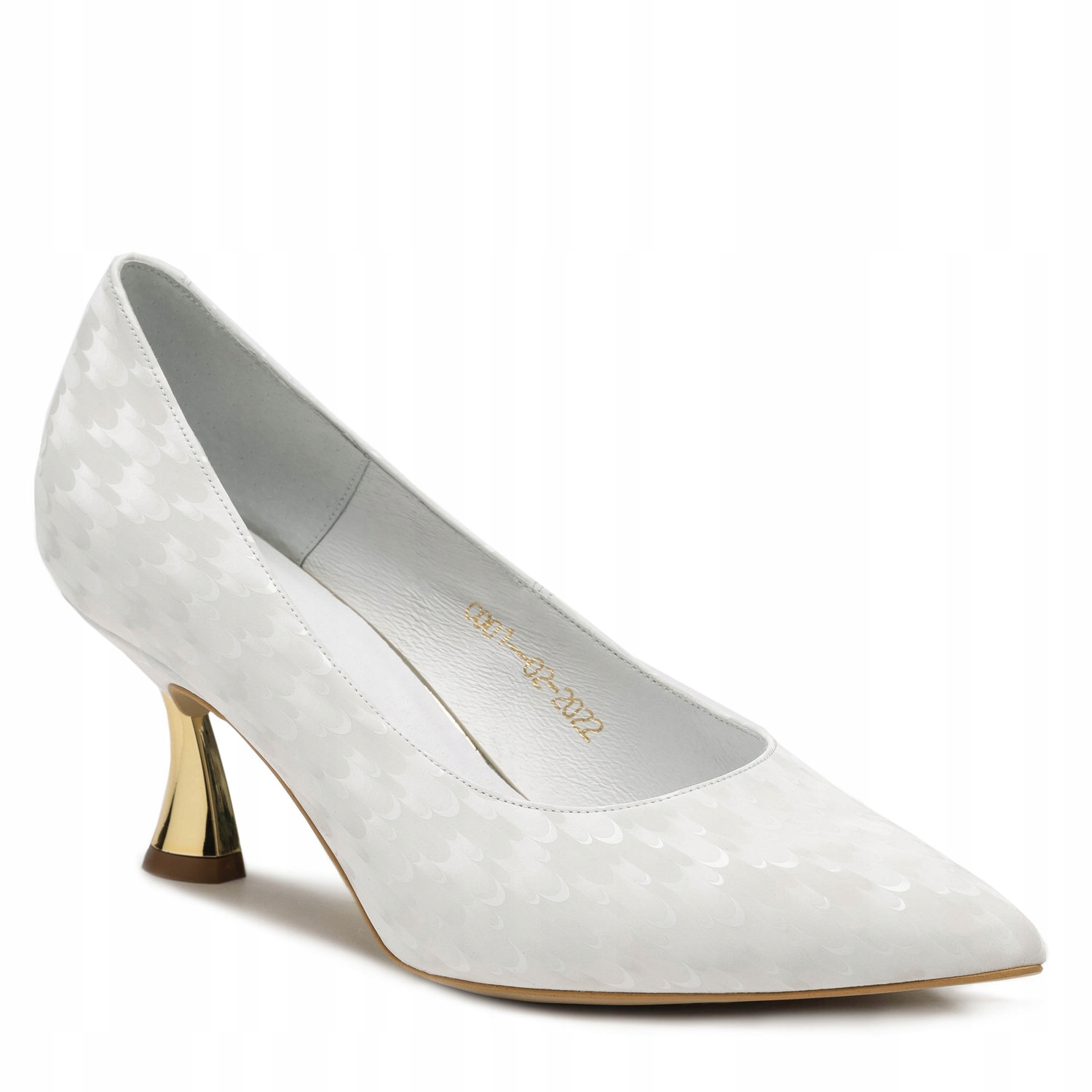 Czółenka R.Polański 1210 - Biała Viva