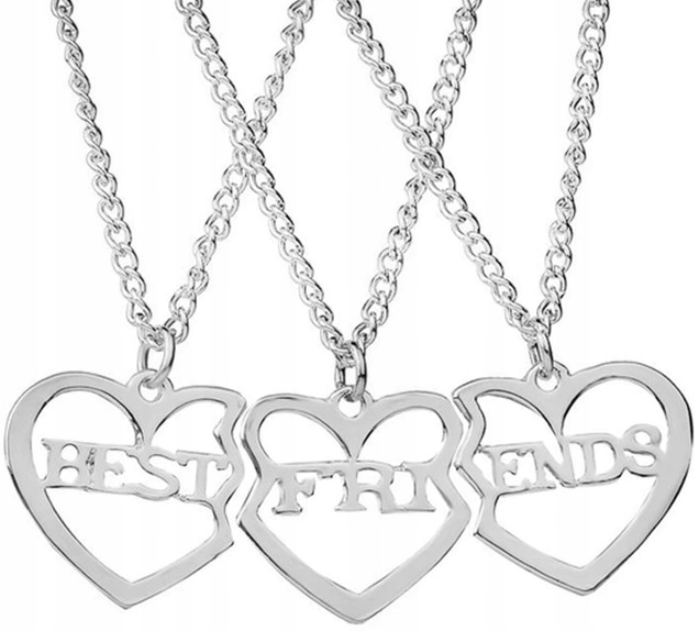 

Łańcuszki Best Friends Bff Dla Przyjaciółek 3szt