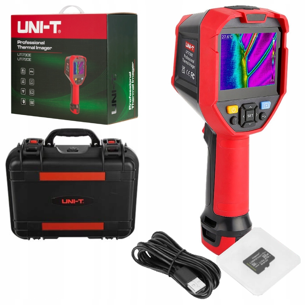 UTi720E zaawansowana kamera termowizyjna 256x192 z WiFi 3.5'' Ips Uni-T