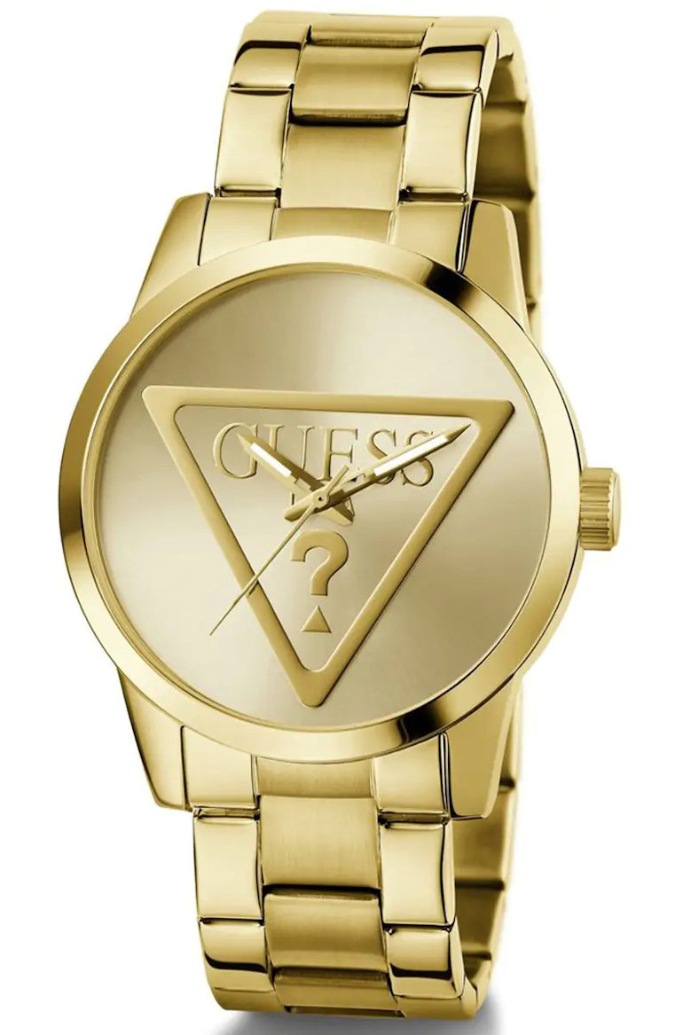 Pánské Elegantní Zlaté Vodotěsné Hodinky Fashion Guess GW0782G1 44 mm
