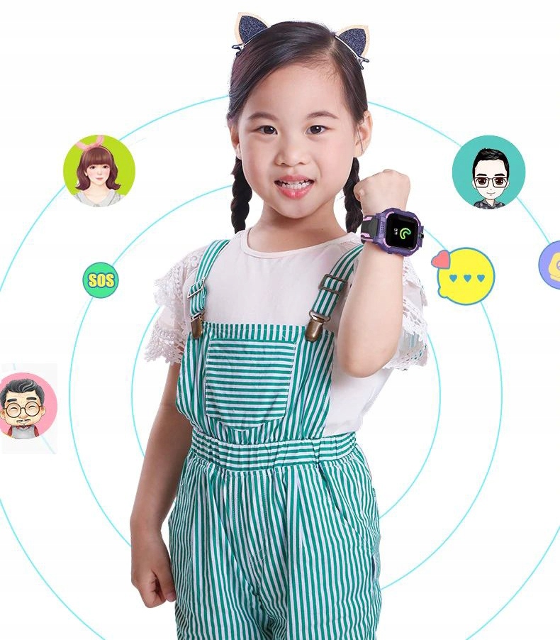 SMARTWATCH ZEGAREK SIM GPS LOKALIZATOR LATARKA SOS Model Smart Watch