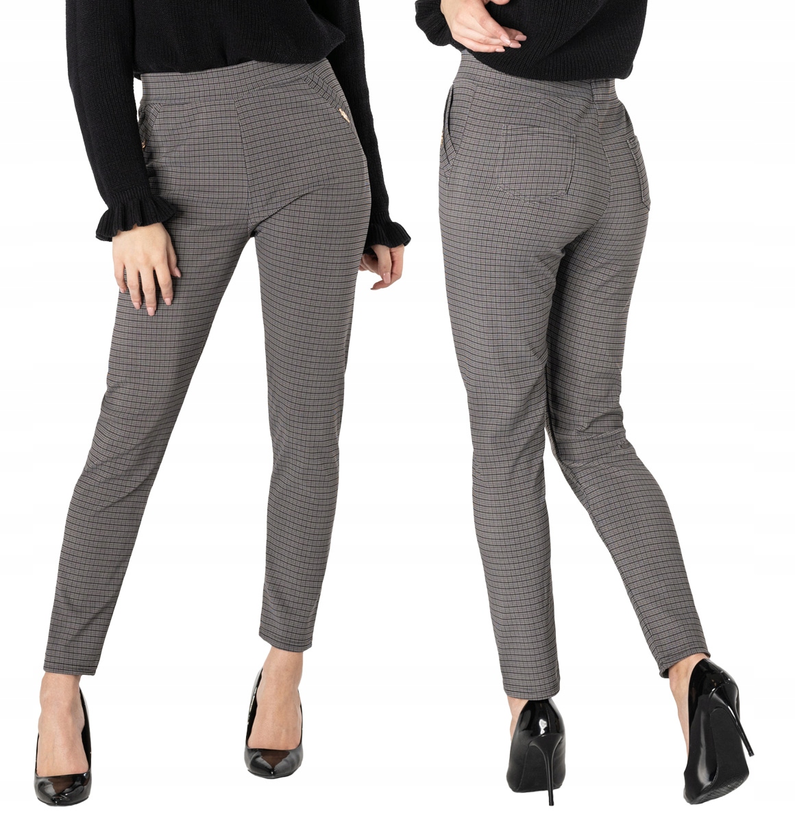

Duże Spodnie Cygaretki Damskie 202116-03 r 5XL/6XL