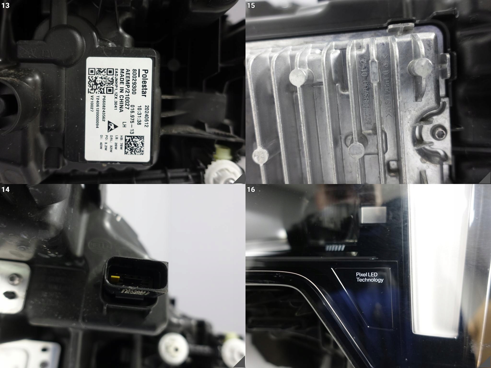 POLESTAR 4 23- Feux phare FULL LED PIXEL LED TECHNOLOGY Gauche Avant EUROPA +Module