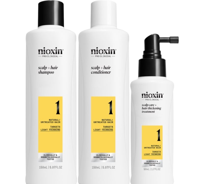 Nioxin Systém 1 Trial Kit