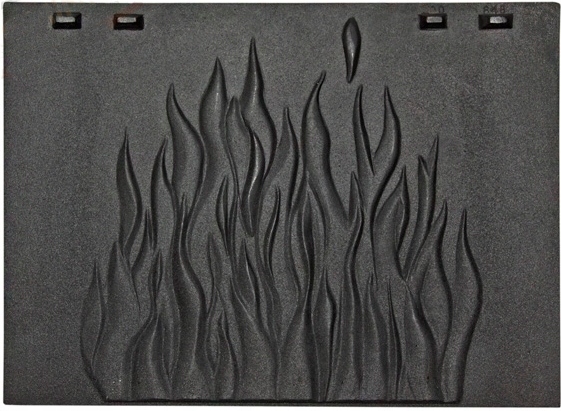 Zadní litinová deska pro krbovou vložku 47x35 TYP3 Originální