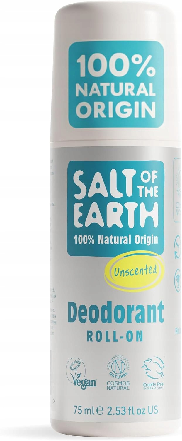 Přírodní Deodorant V Kuličce Bez Zápachu Salt Of The Earth 75 ML
