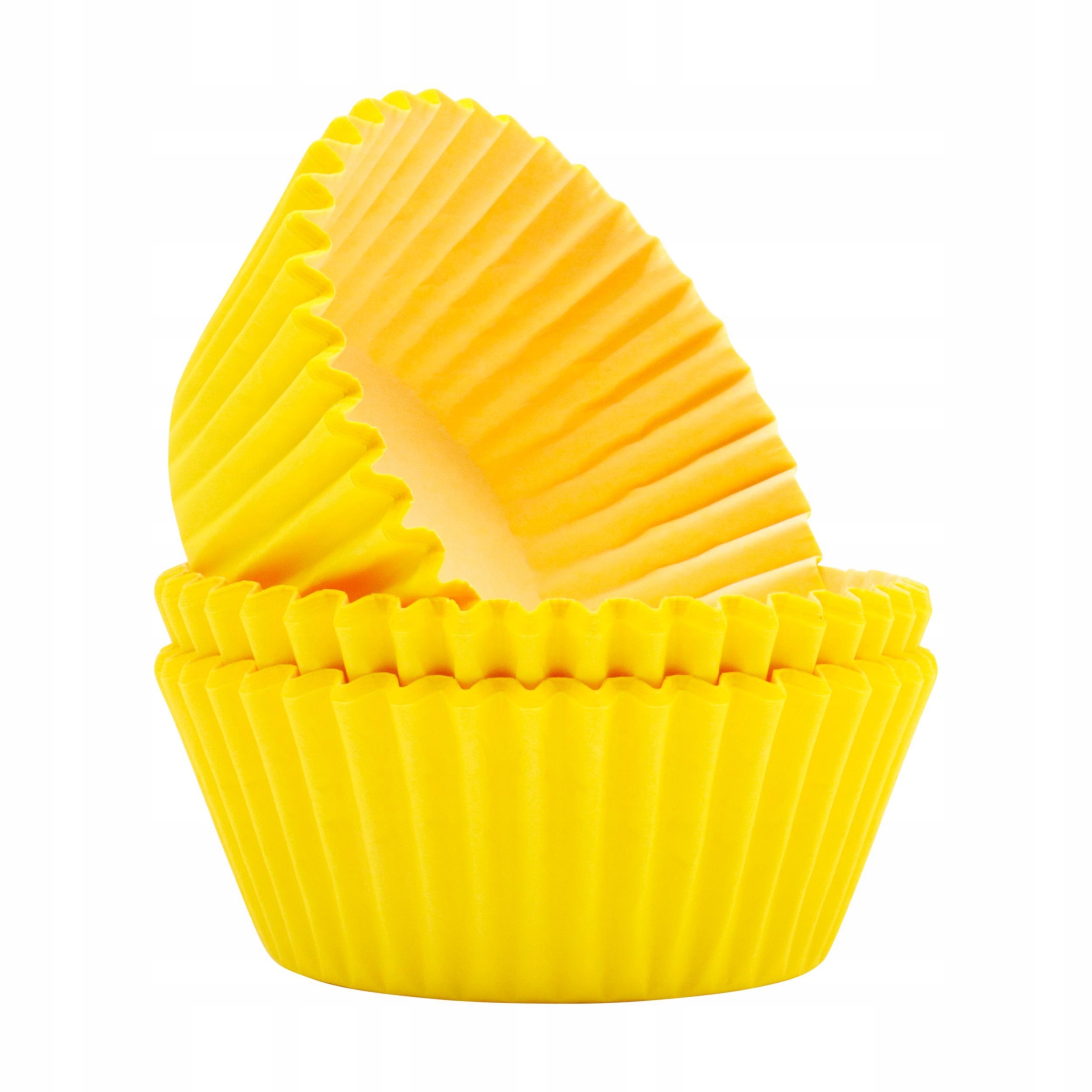 

Papilotki do muffinek Pme żółte, 60 szt.