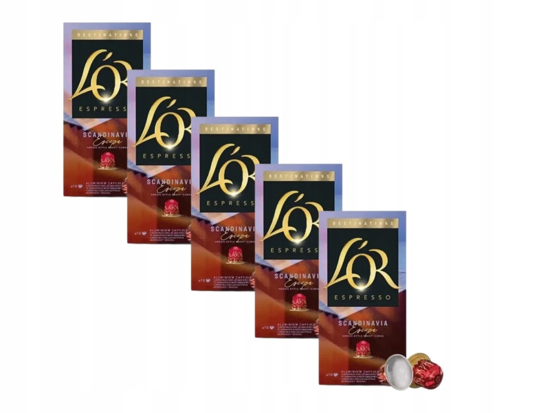 Kapsułki L'or Scandinavia do ekspresu Nespresso 5szt.