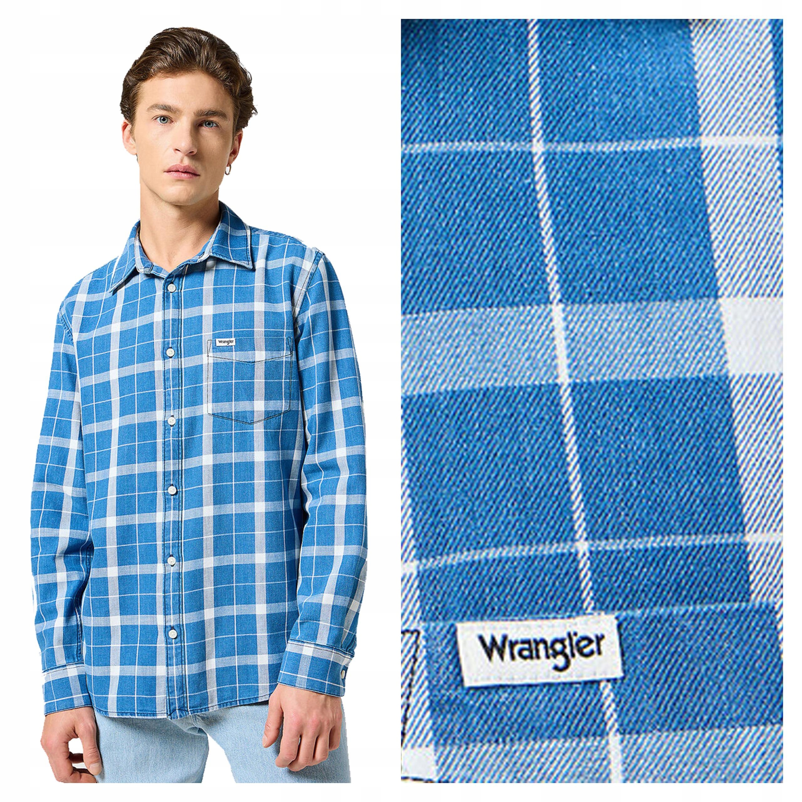 Wrangler 1 Pkt Shirt M Pánská košile