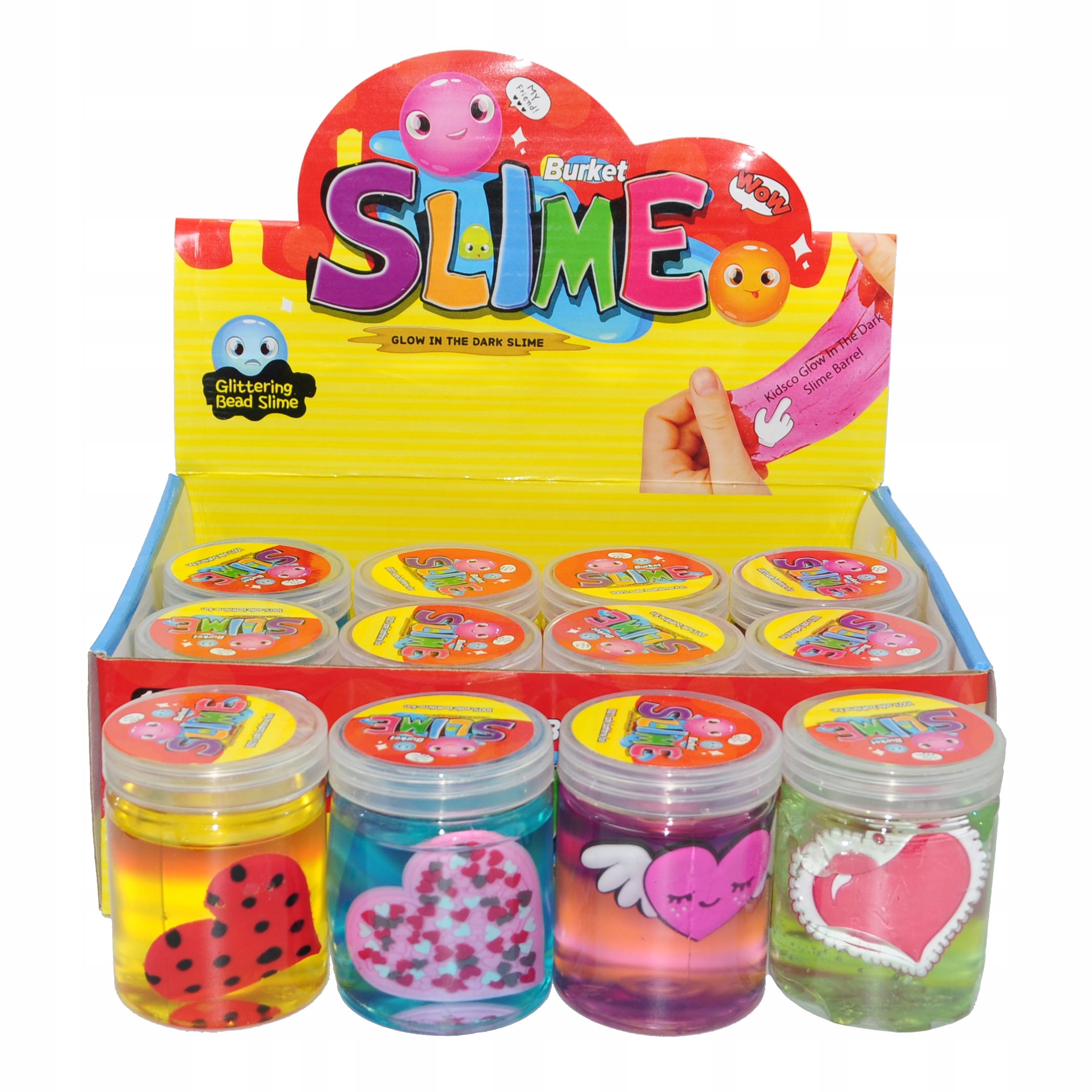 

Magic Slime Ciągnąca Masa Glut Elastyczny Serce