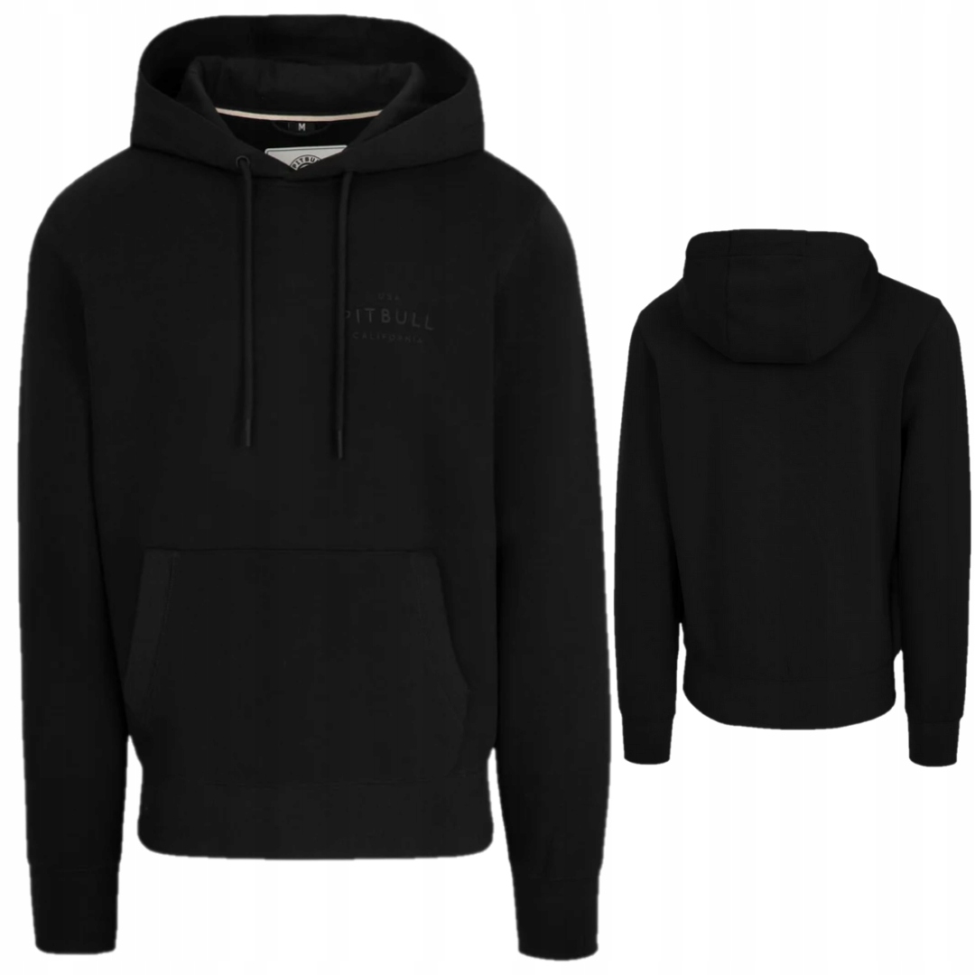 Pitbull West Coast Pánská Mikina S Kapucí Sampson Černá XXL