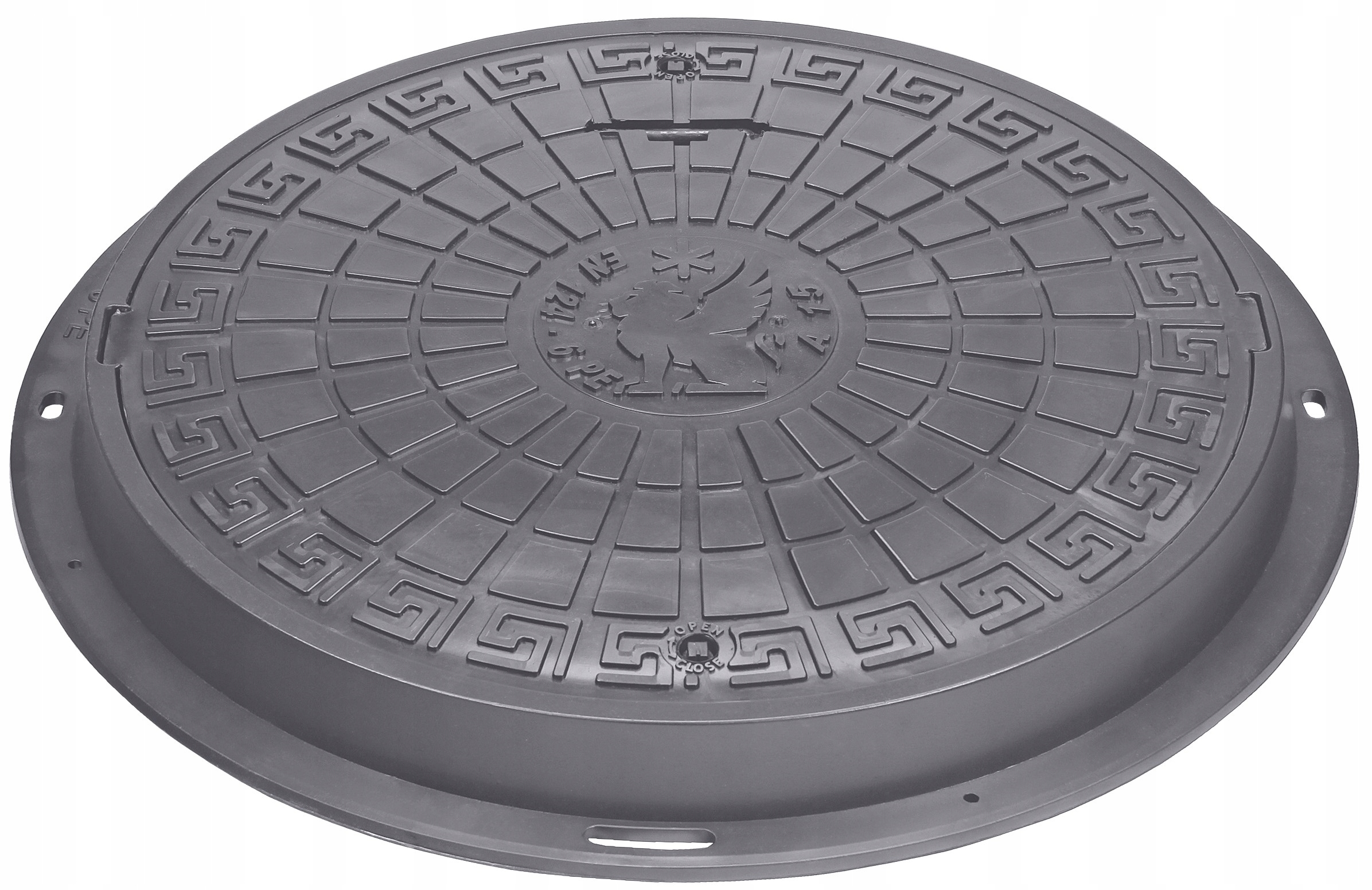 Kryt Poklopu Do Žumpy Studny Dekiel Ø600/780 A15 Šedý BabylonPlast