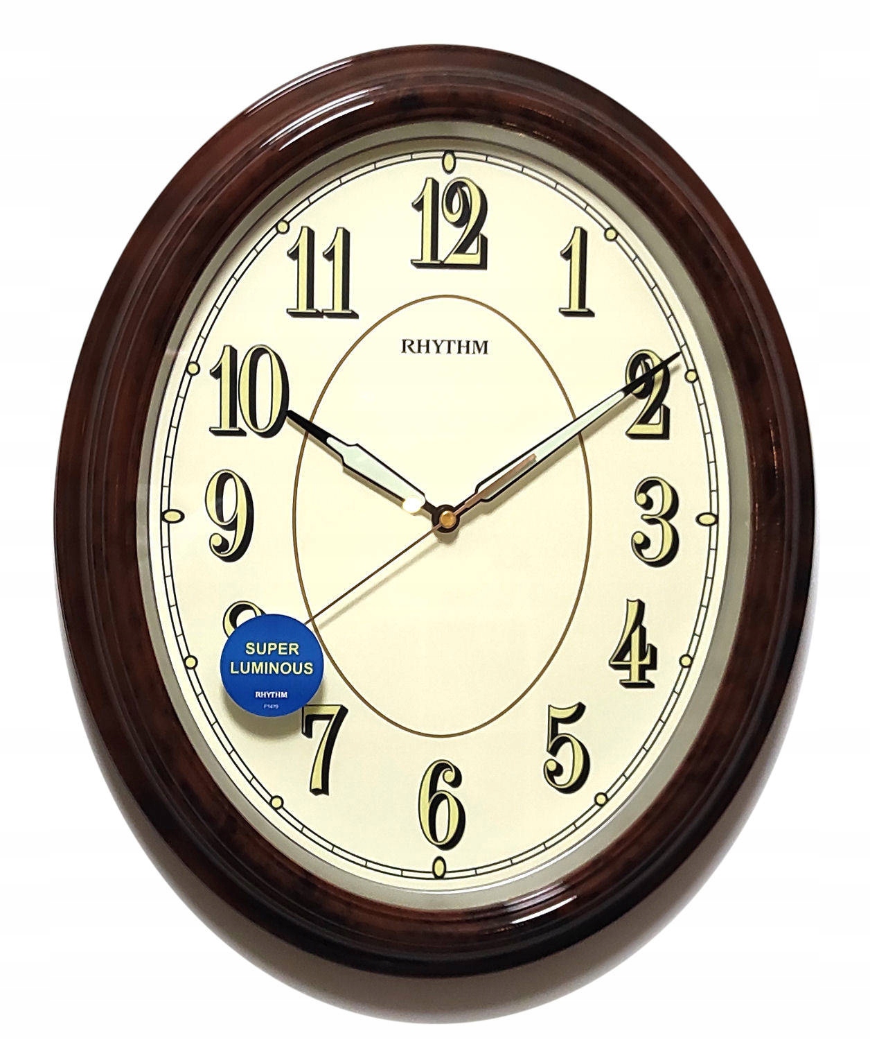 Čitateľný Elegantný Nástenný Hodinový Stroj Rhythm Svieti 712