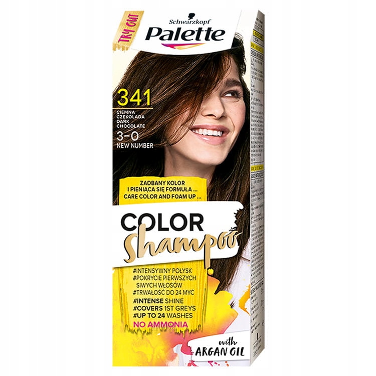 

Palette Szampon 341 ciemna czekolada