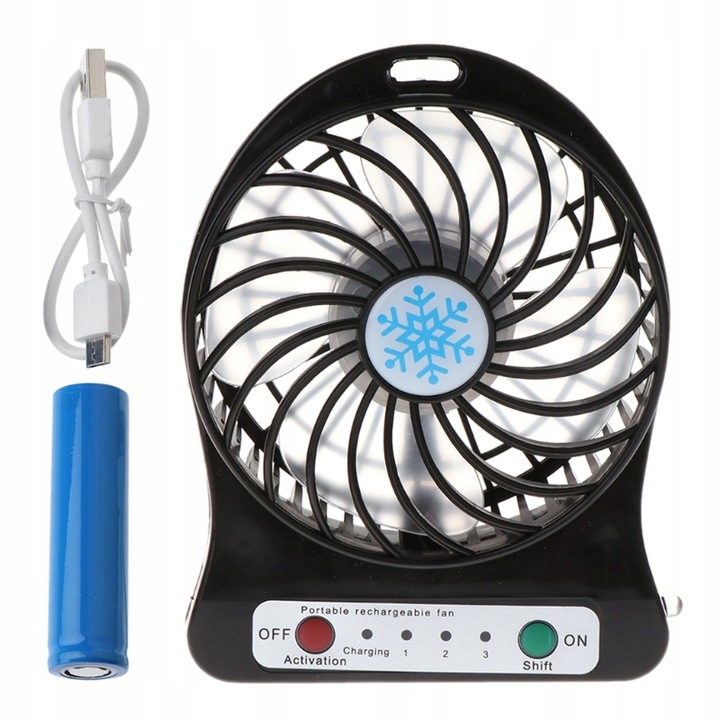 Mini Wentylator Wiatrak Przenośny USB akumulator