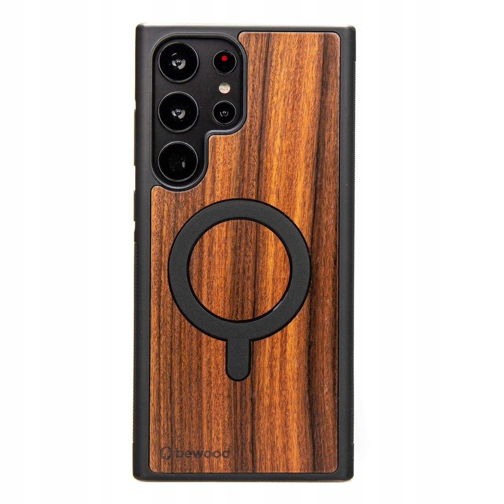 Dřevěné Pouzdro Bewood pro Samsung Galaxy S25 Ultra Palisander Santos s MagSa