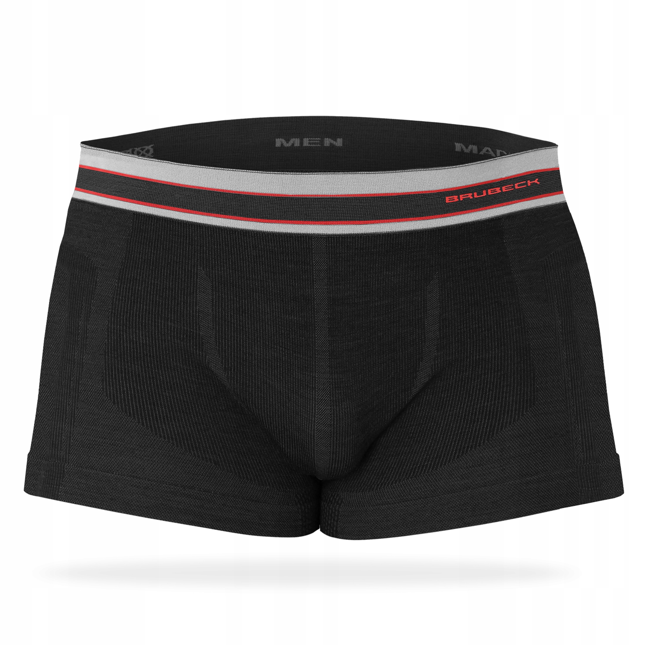 Termoaktywne bokserki męskie Brubeck merino