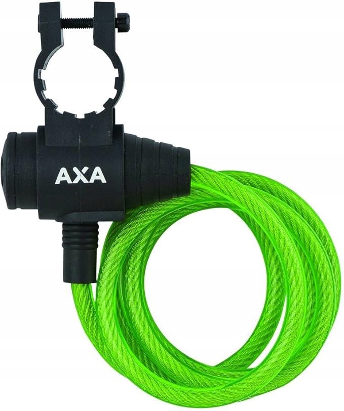 Zapiecie Rowerowe Axa Zipp 8/1200mm z uchwytem zielony