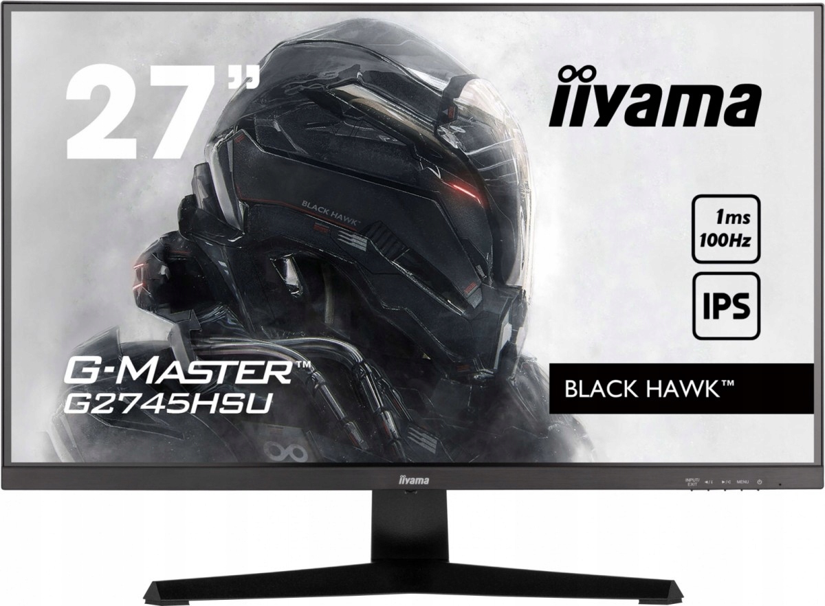 Iiyama Monitor 27 cali G2745HSU-B2 IPS,FHD,100Hz,1ms,2xUSB,300cd