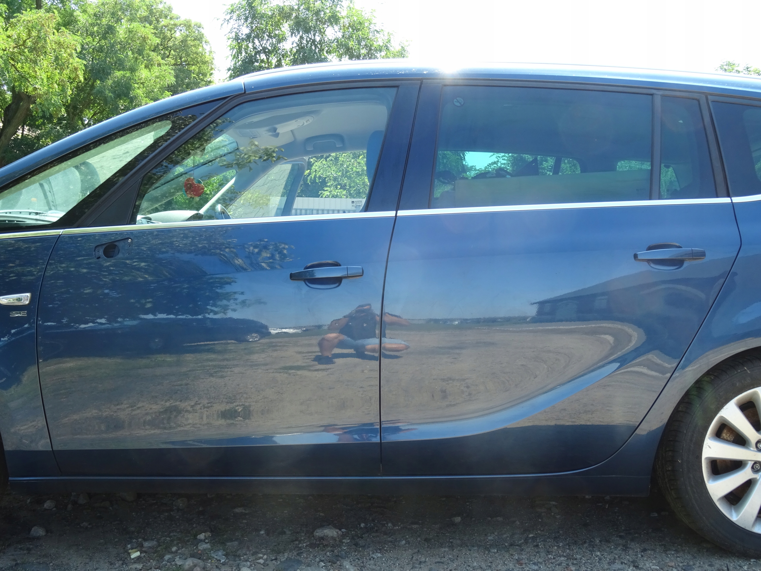 OPEL ZAFIRA C DRZWI LEWY PRZÓD PRZEDNIE Z22W