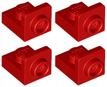 

Lego 36840 Płytka Łamana czerwona Nowa (1g) 4 szt.