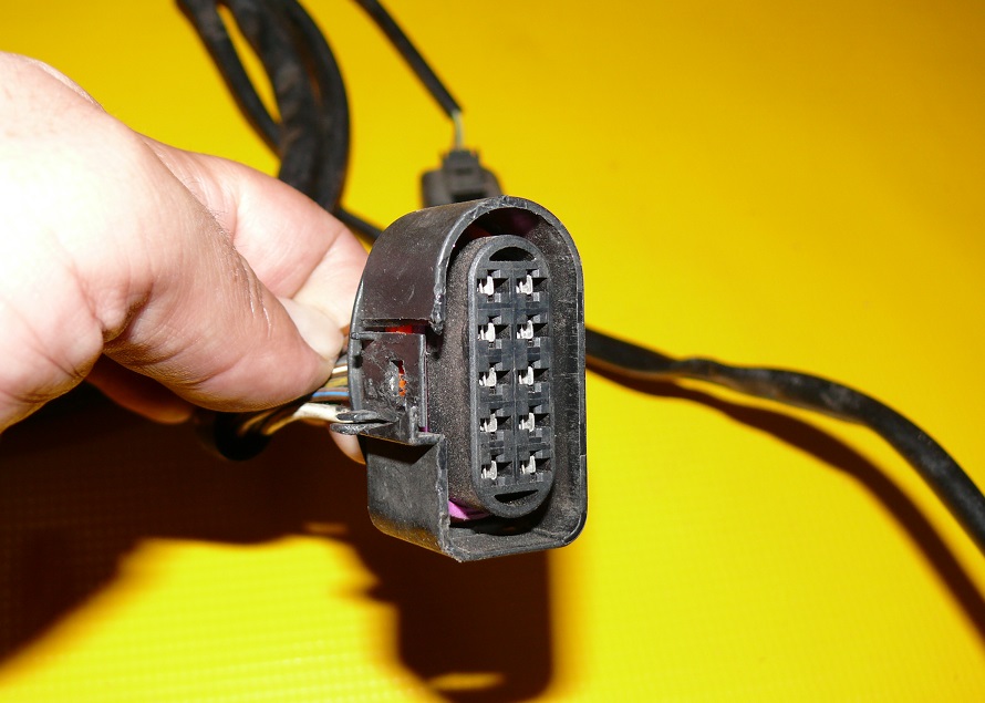 bundle wiring electrical lights left front AUDI S6 A6 C5 4B1971075AK