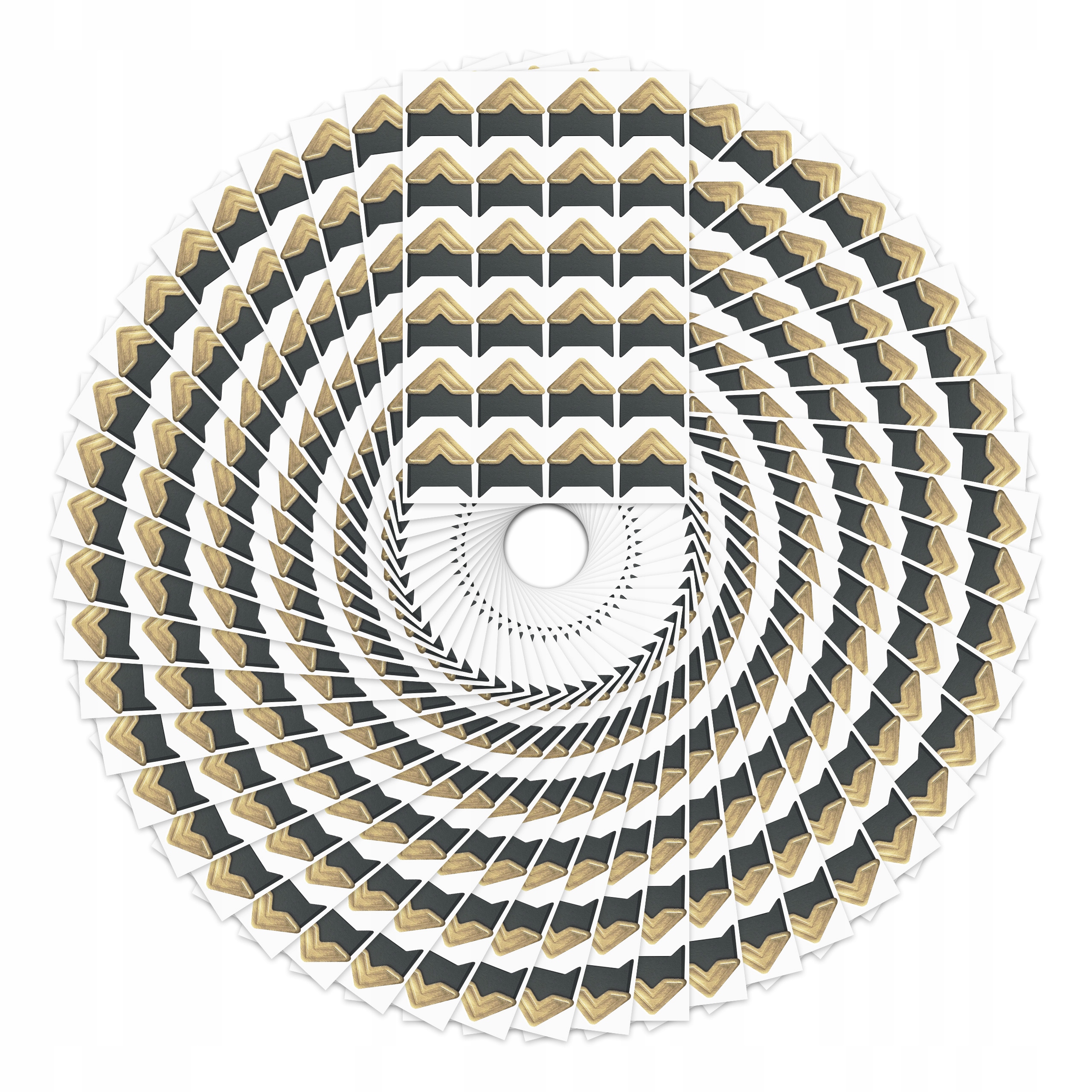 Rohy na fotografie Diy kornouty Zlaté 1200 ks Svatba