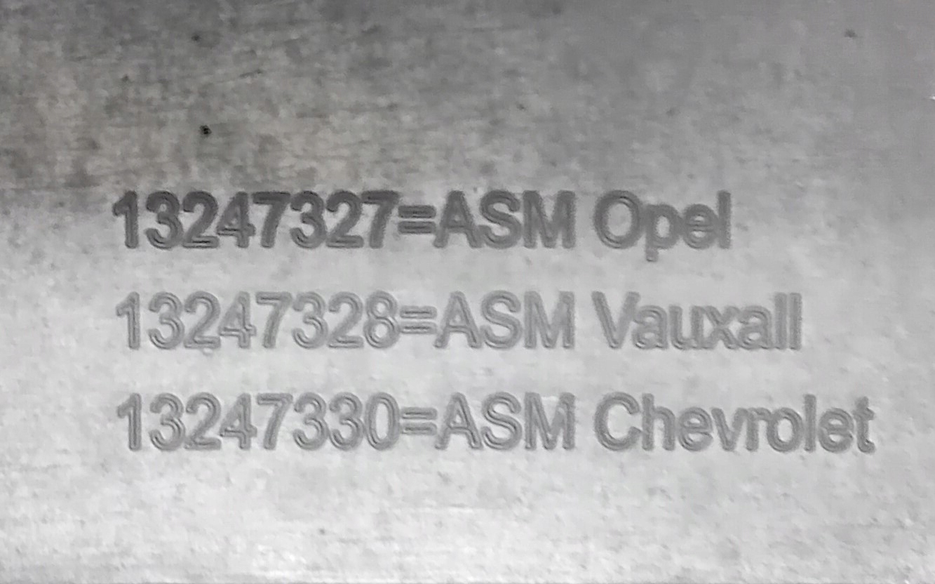 maska 13147327 OPEL ZAFIRA B LIFT