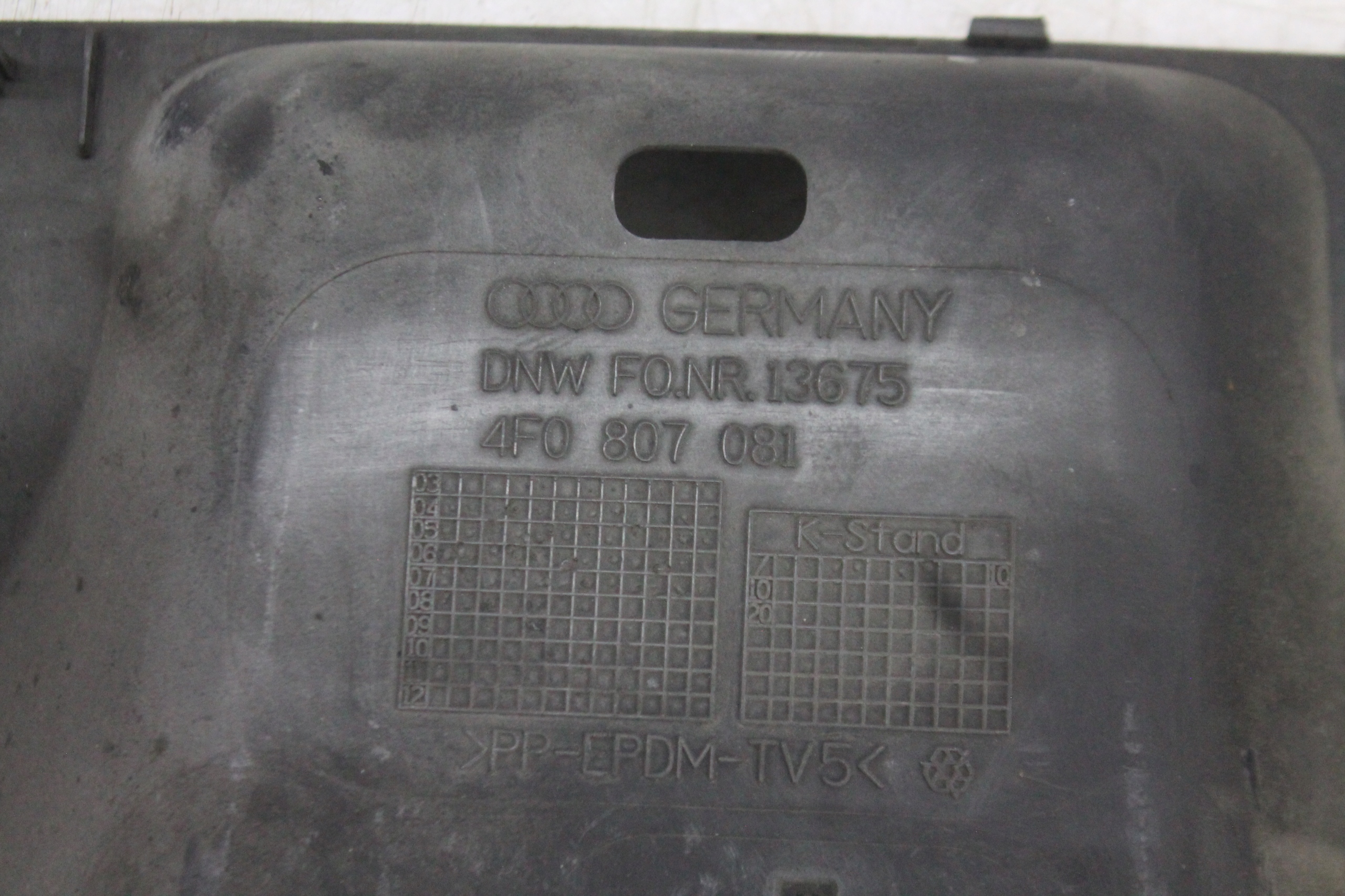 cover upper supports 4F0807081 AUDI A6 C6 04-08