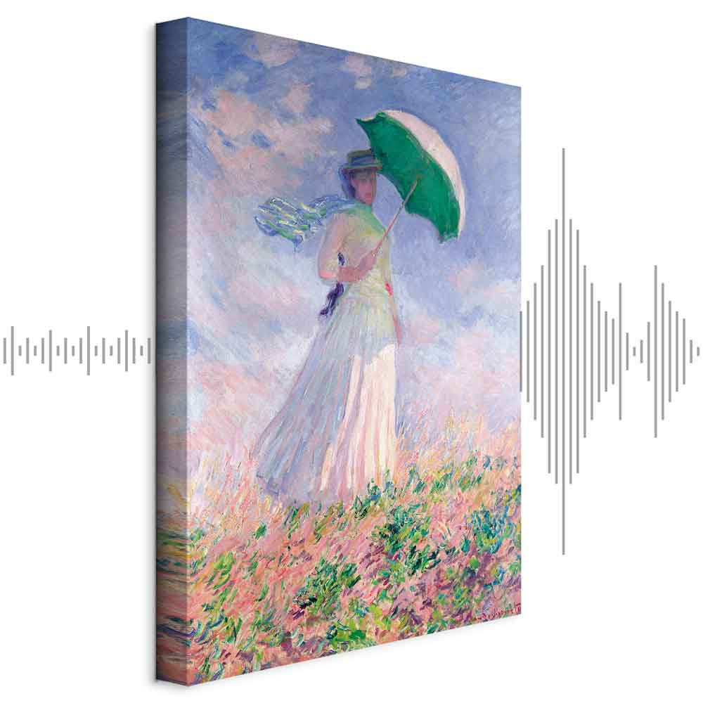 Claude Monet Žena Akustický Obraz Odhlučňující Ložnice Kancelář 80x120