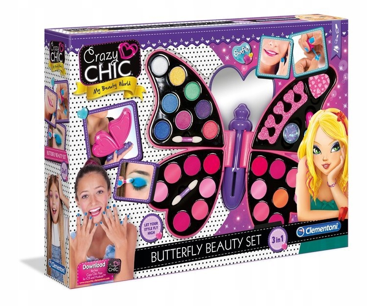 

Motyl Makijaż Crazy Chic Kosmetyki Clementoni