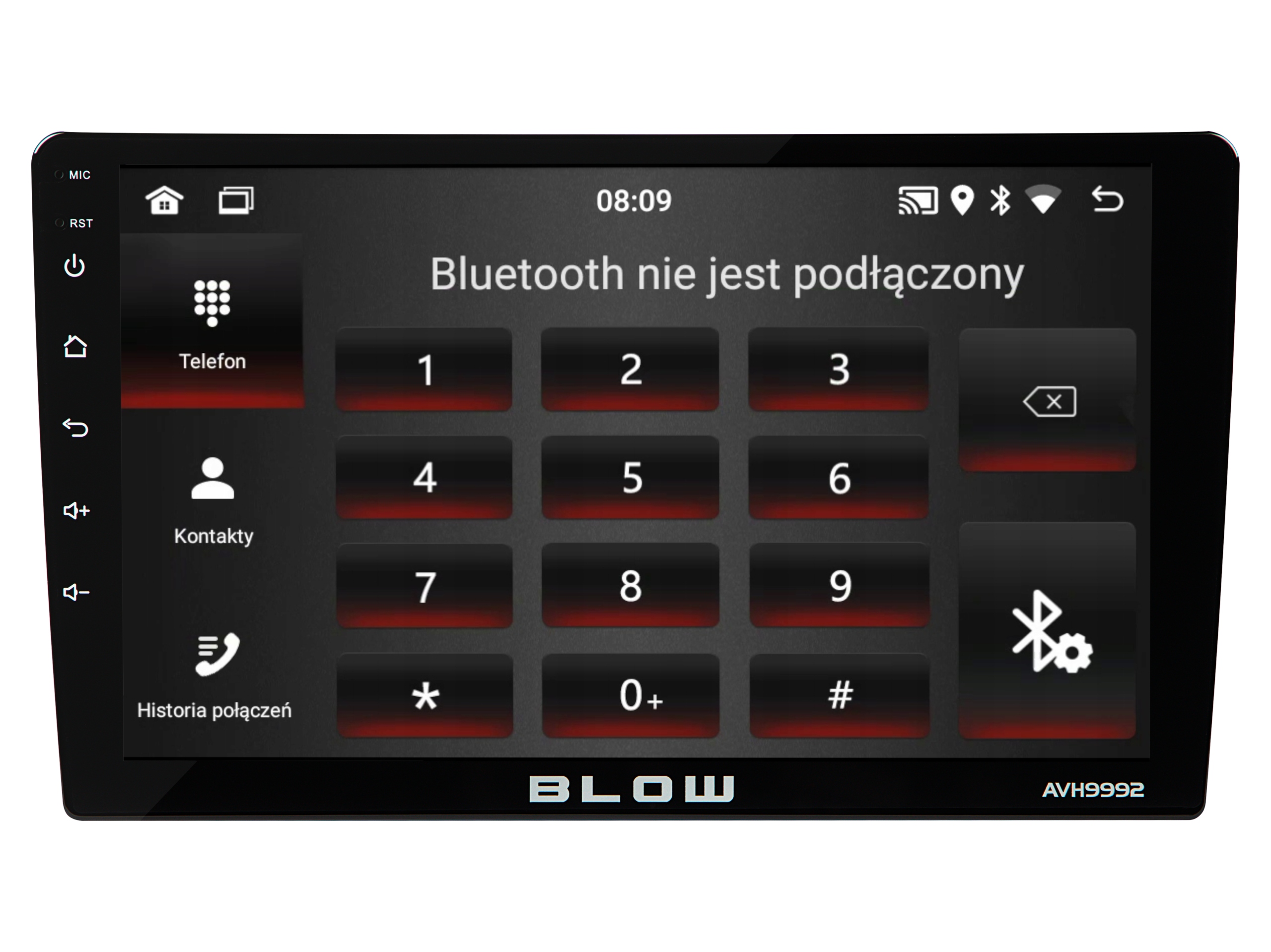 RADIO SAMOCHODOWE DOTYKOWE 2 DIN 9" BLUETOOTH ANDROID APPLE CAR ANDROID 12 Rodzaj akcesoryjny