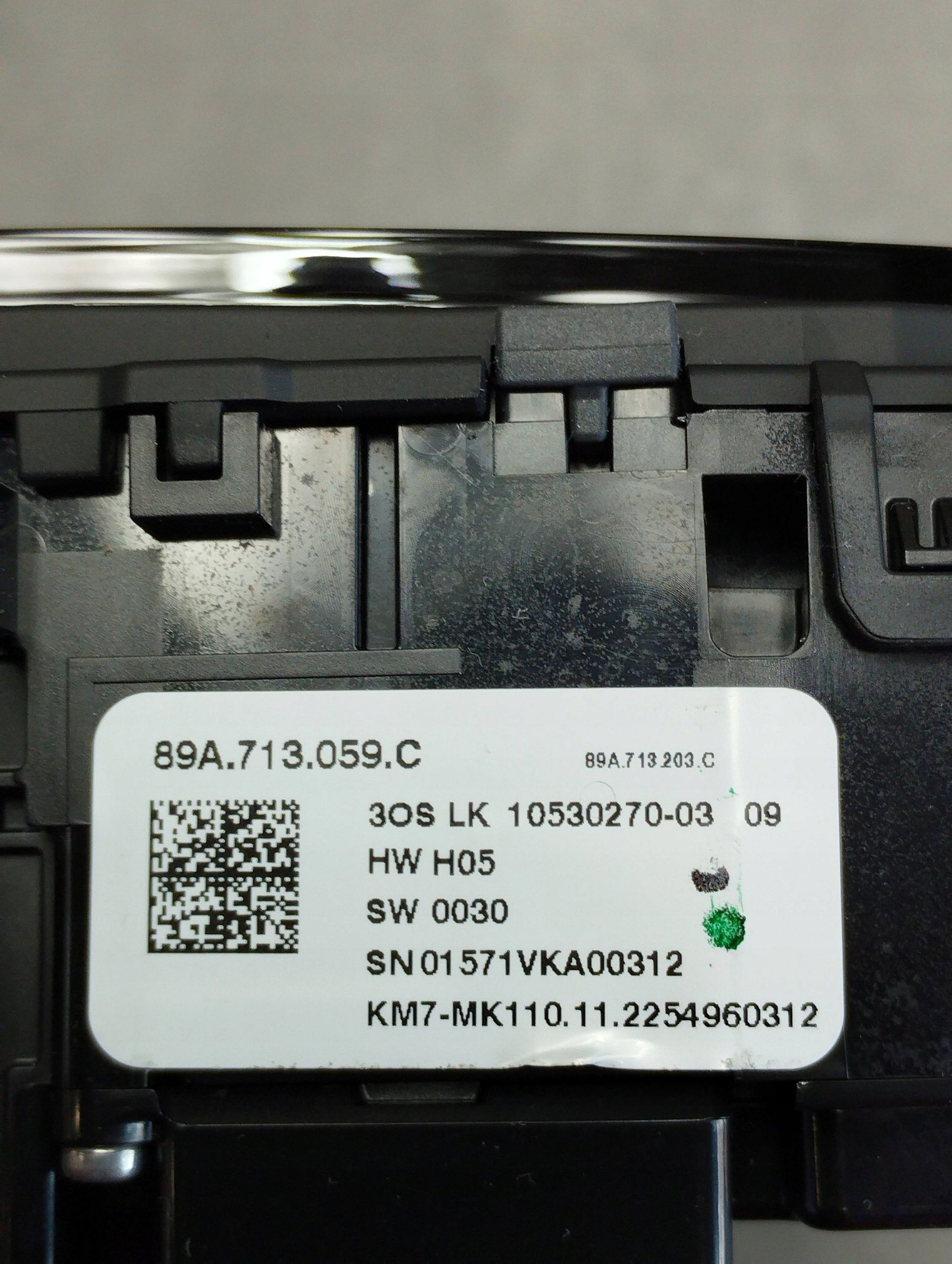 Audi Q4 e-tron PANEL Schalt getriebe 89A713059C