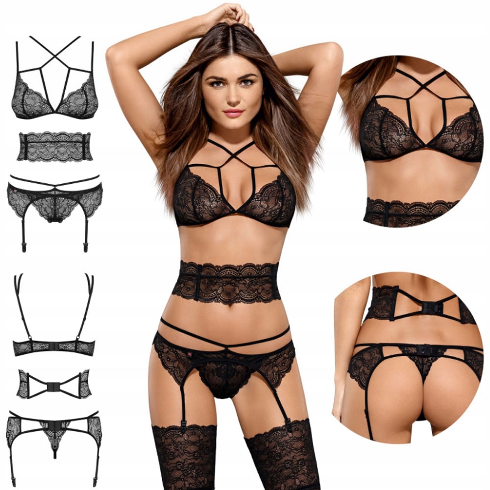 Svůdný Komplet Obsessive Frivolla S-m