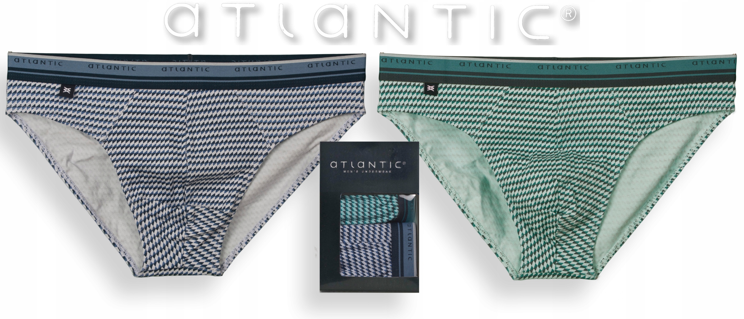 ATLANTIC SLIPY SPORT 2MP-1409 bawełna M Marka Atlantic