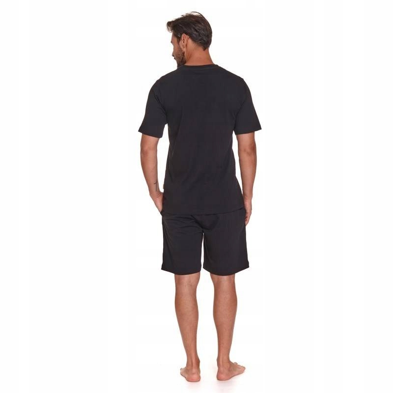 PIŻAMA MĘSKA z ozdobną gumką modne Doctor Nap Model 4332