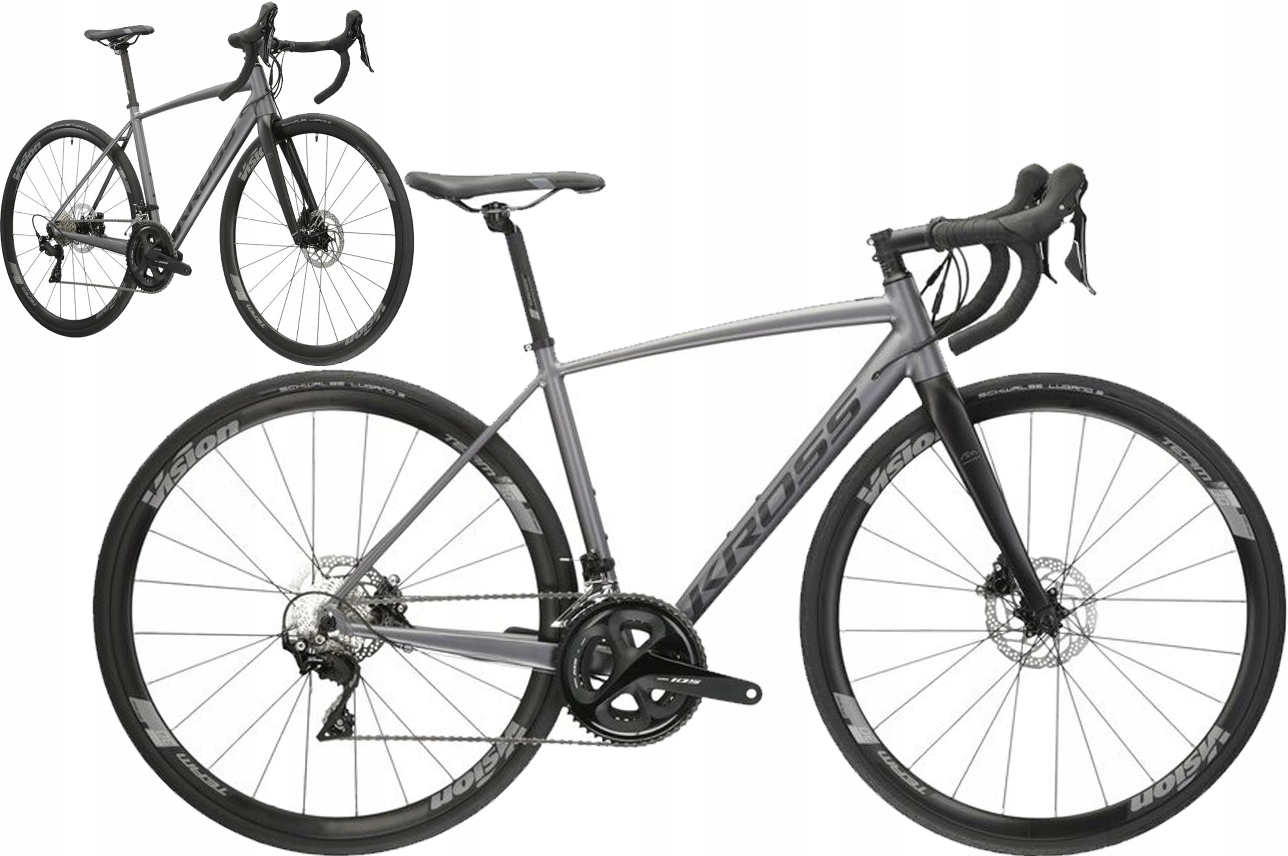 Rower Szosowy 28" Kross Vento Dsc 5.0 rama S 20" grafitowy R23