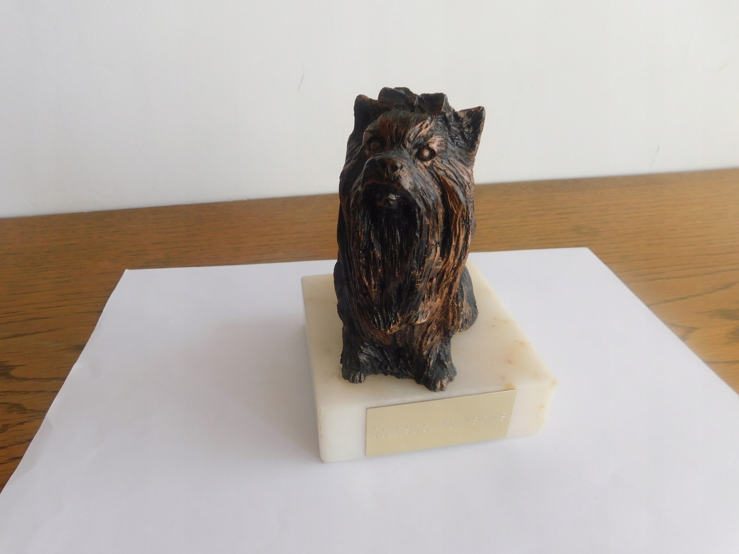 Yorkshire figurka psa nr 3 - unikat