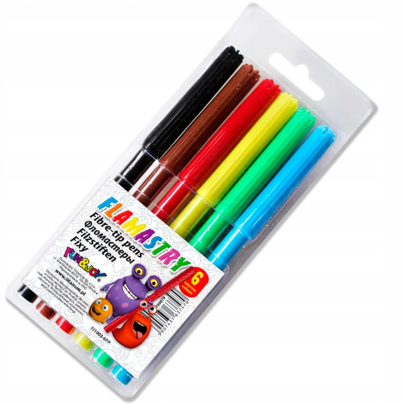 

Flamastry łatwospieralne Fun&Joy