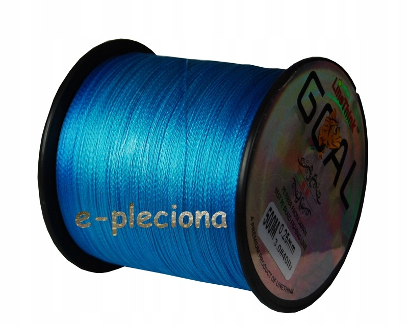 plecionka Goal 500 m 0,50 mm niebieska morska i na wody słodkie