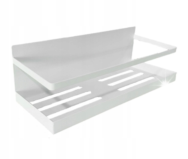 PÓŁKA MAGNETYCZNA NA LODÓWKĘ PRALKĘ MAGNES BIAŁA 2 SZTUKI