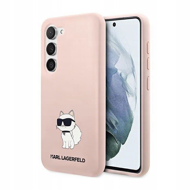 Karl Lagerfeld Silicone Nft Choupette Pouzdro pro Samsung Galaxy S23+ (růžové)