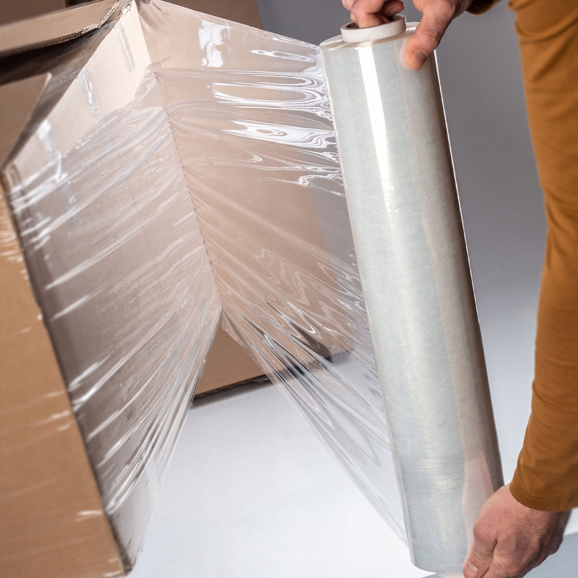 FOLIA STRETCH STRECZ 2,5kg BEZBARWNA XL 2szt Marka KADAX