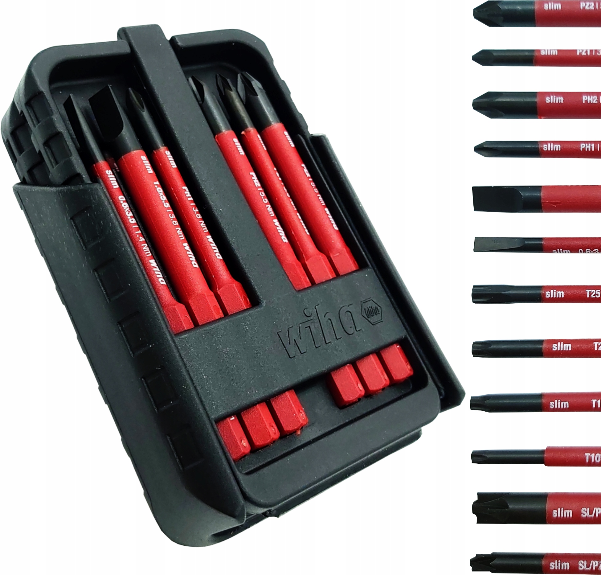 

Zestaw Bitów Ph Pz Torx 12cz Slimbit Electric Wiha