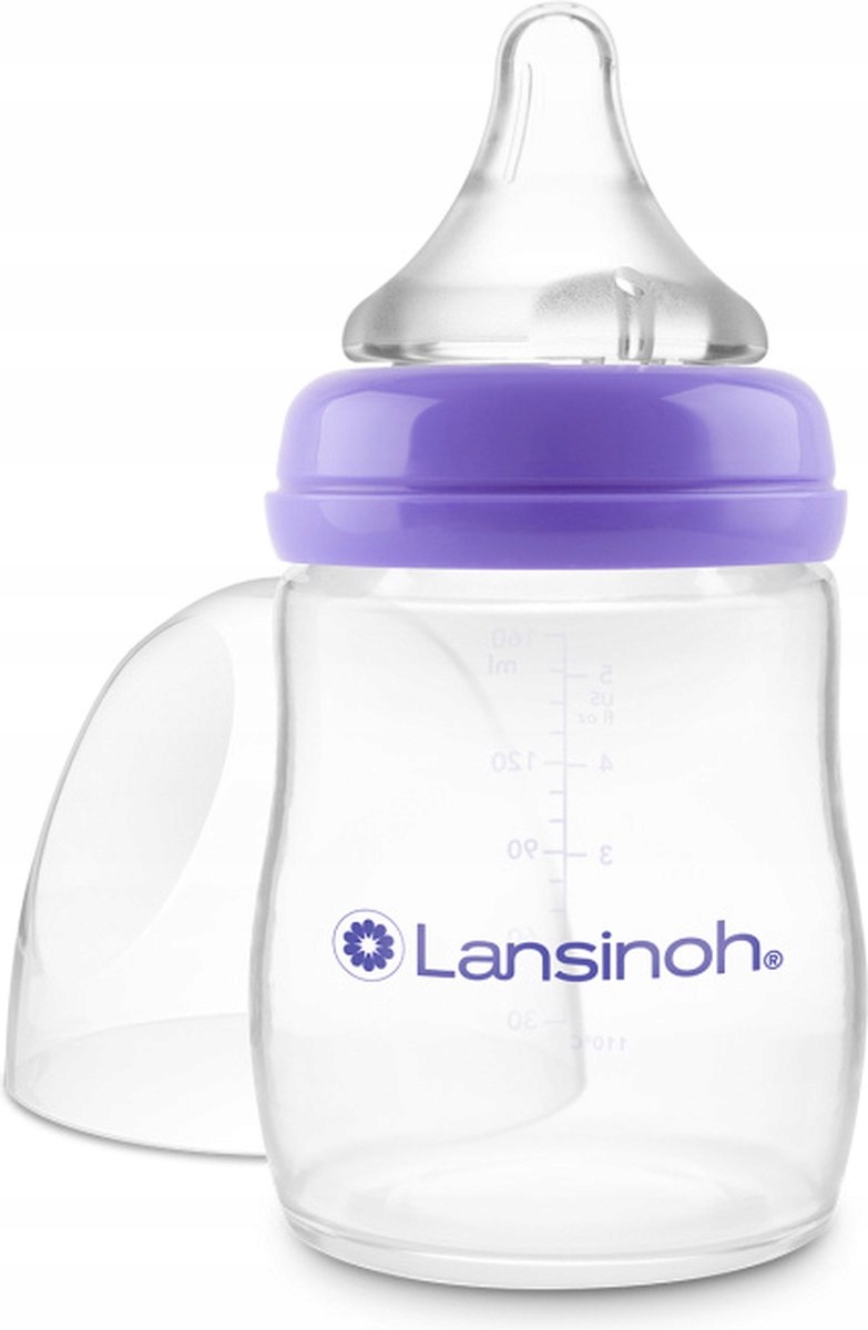 LANSINOH Butelki Dla Niemowląt NaturalWave Smoczek 160ml 2 Sztuki — miniatura 8