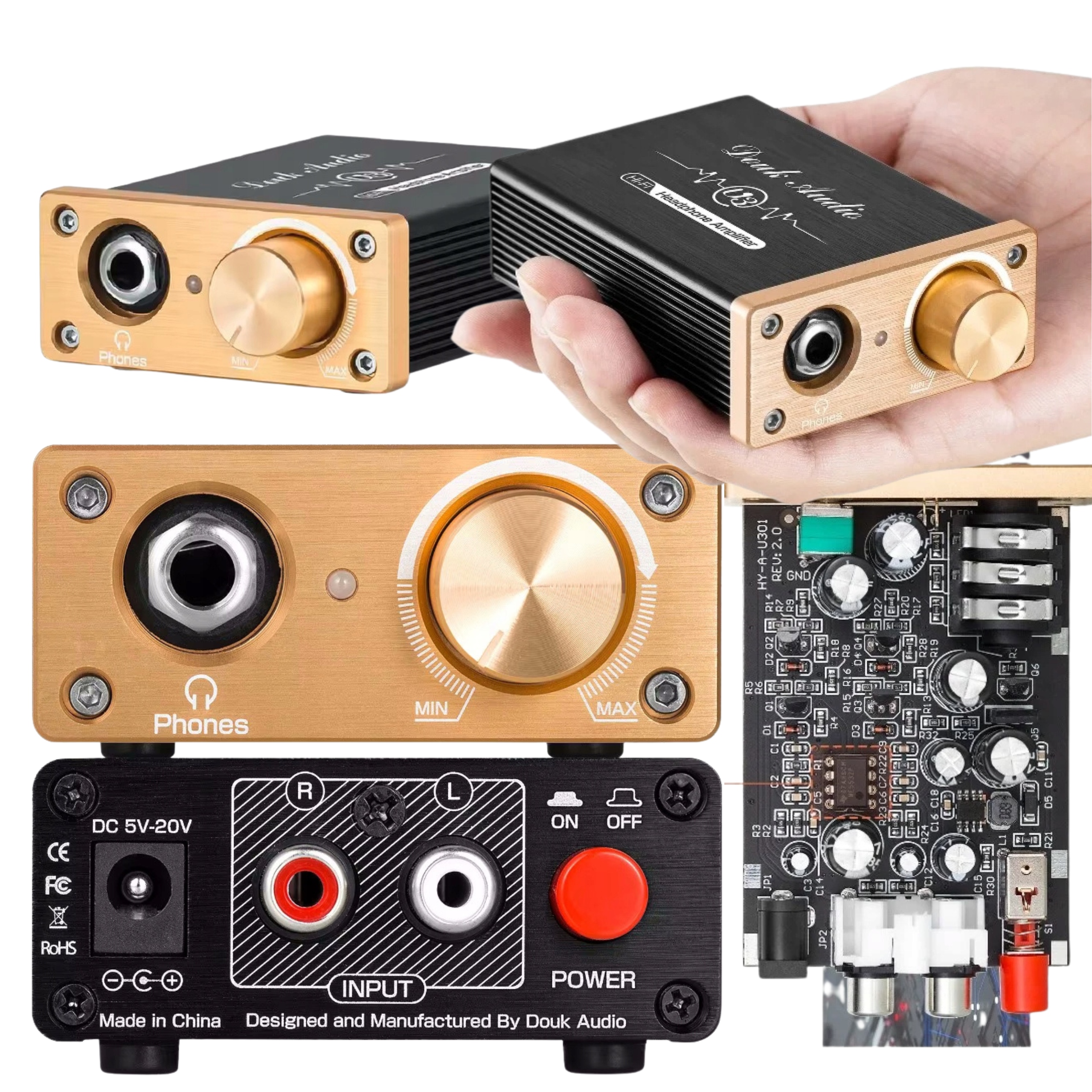 Douk Audio U3 Mii Pure class A wzmacniacz słuchawkowy