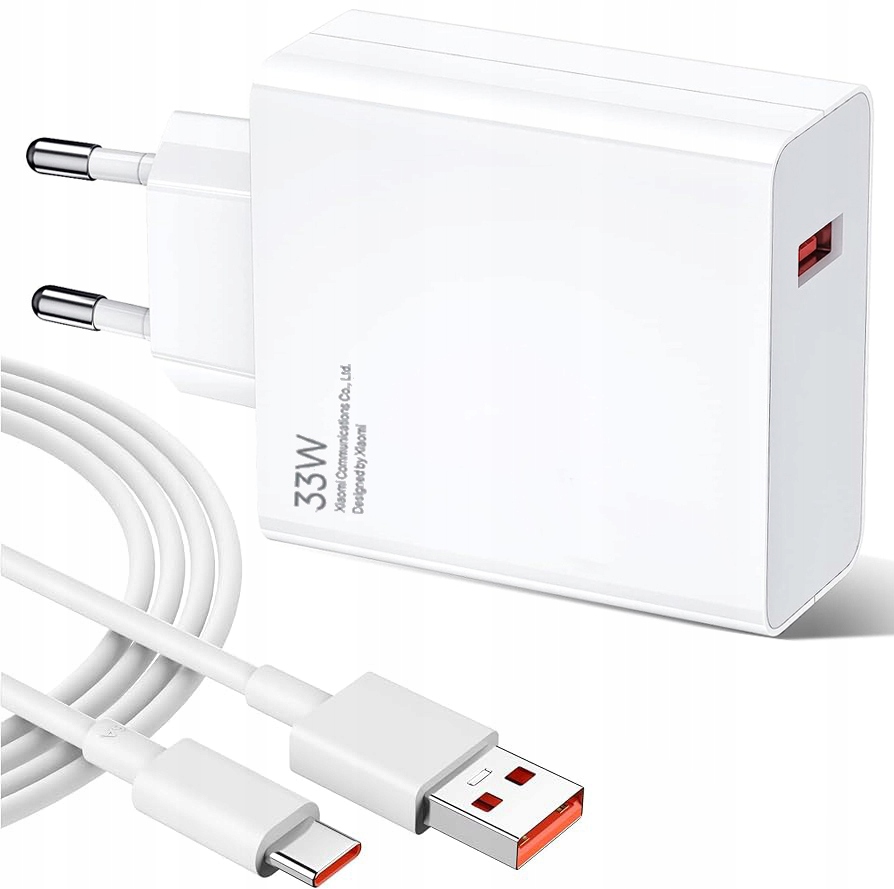 SZYBKA ŁADOWARKA USB-C 33W + KABEL 2M ZASILACZ USB-C DO REDMI NOTE 11
