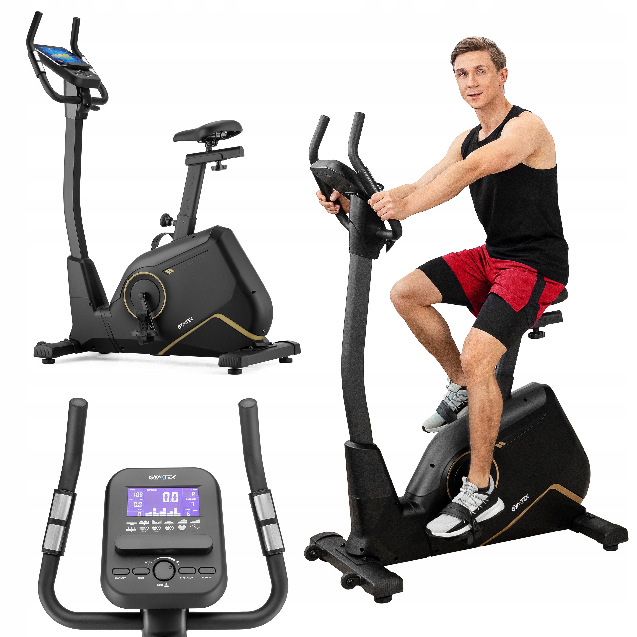 Rower Stacjonarny Magnetyczny Rowerek Treningowy Fitness XB4500 Gymtek